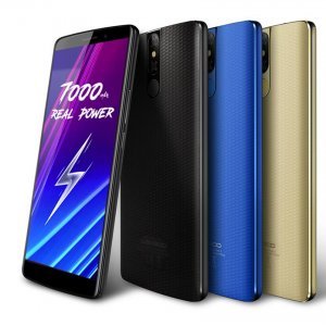 Mobilusis telefonas LEAGOO POWER 5: 5.99"FHD+  6GB RAM 64GB 7000mAh MT6763V Octa Core LTE 4G Dual SIM su dviguba kamera