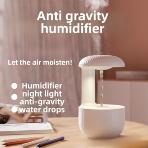 Aroma Diffuser Anti-gravity Water Droplet Reverse Flow Humidifier Essential Oil Mini Aroma Diffuser Lamp Ultrasonic Household