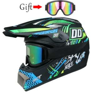 Vaikiškas motokroso šalmas bekelei