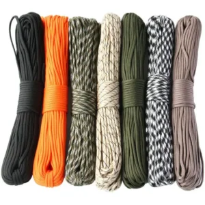 Patvari išgyvenimo virvė Paracord 550 (7 gijų)