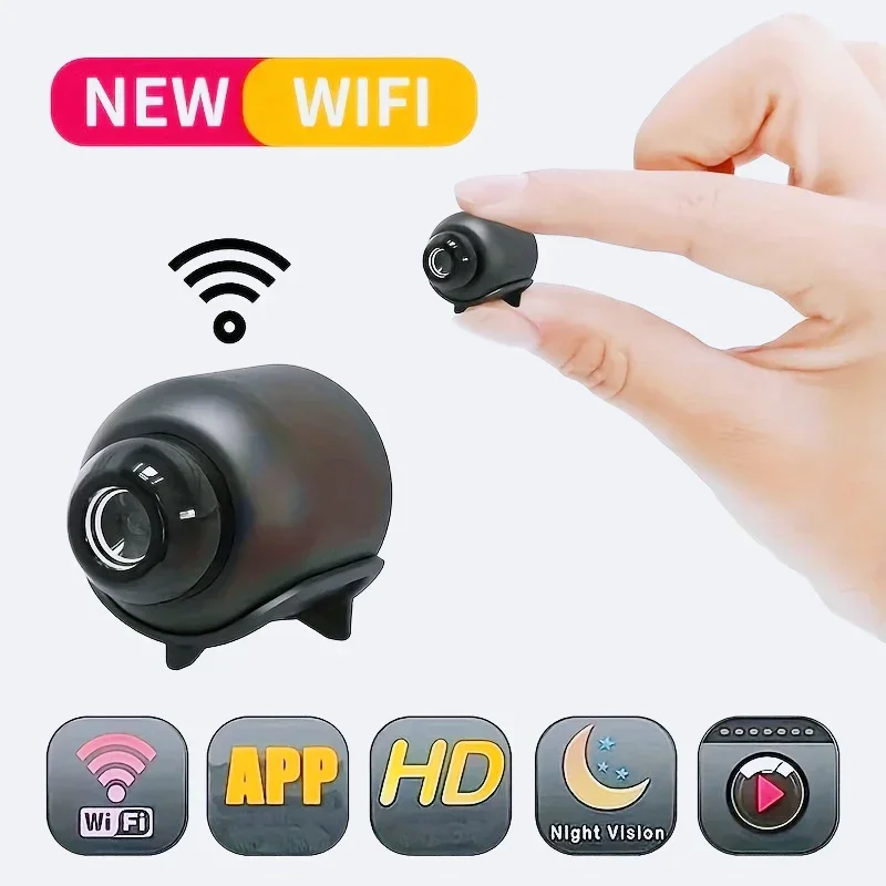Mini WiFi kamera X5 su naktiniu matymu ir nuotoliniu stebėjimu - Image 2