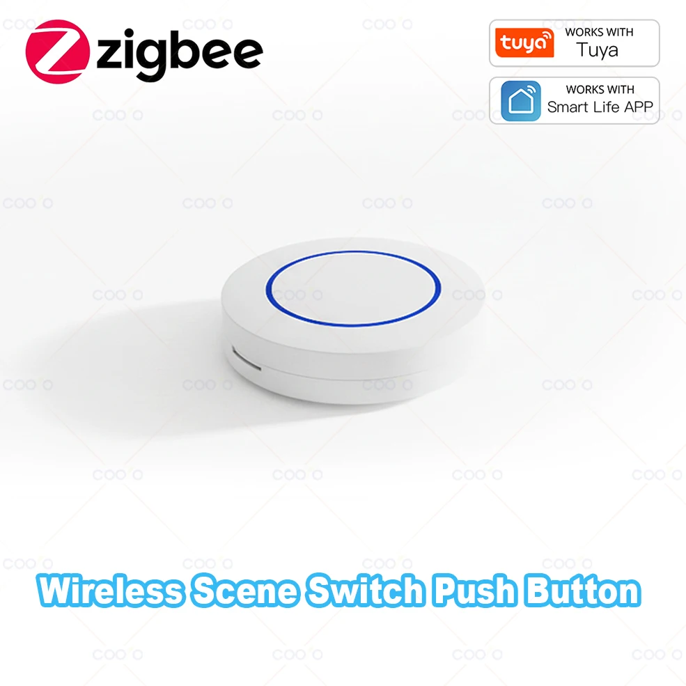 Tuya ZigBee Visiškai Belaidis Išmanusis Jungiklis Scenarijų Valdymui