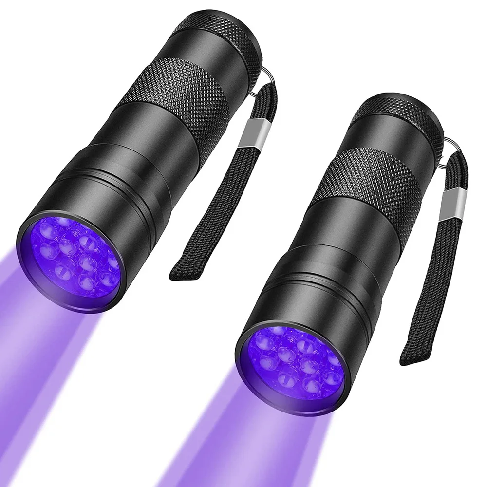 UV Žibintuvėlis su 12 LED (395nm Mini Light)