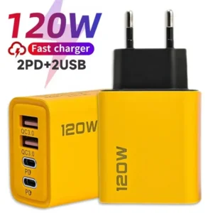 120W USB PD C tipo greitasis įkroviklis telefonams