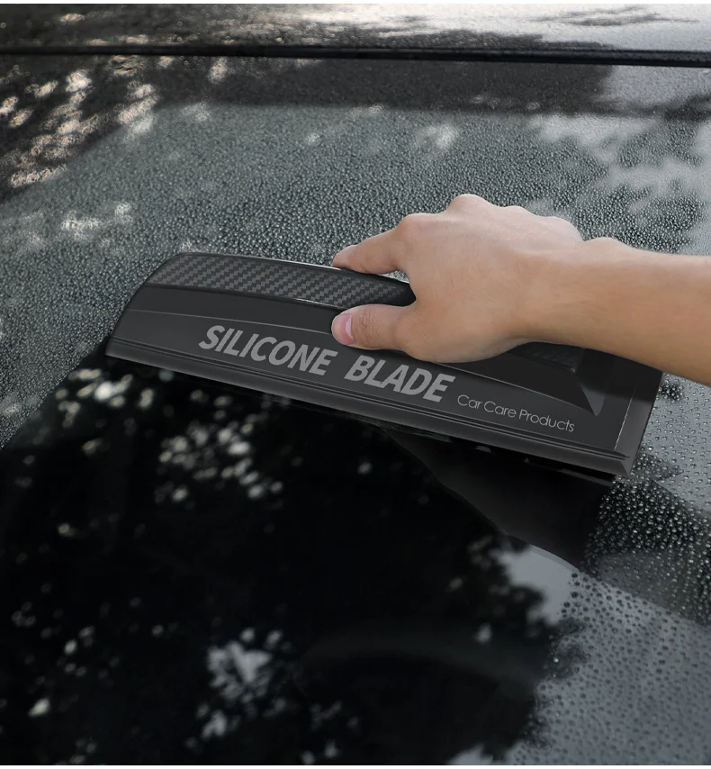 Silikoninis valytuvas be įbrėžimų: langams, automobilių plėvelei - Image 2