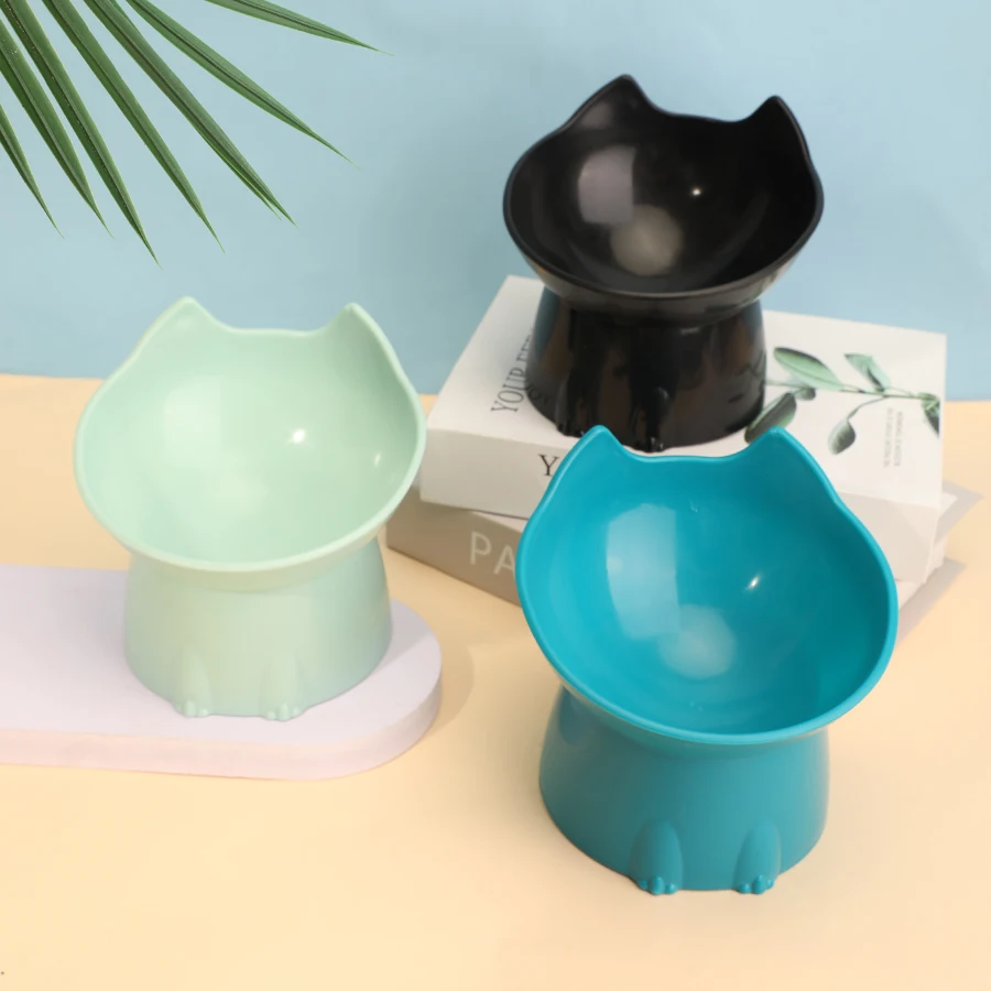 Pakeltas „WhiskerWare“ dubenėlis katei su nulenktu kraštu - Image 4