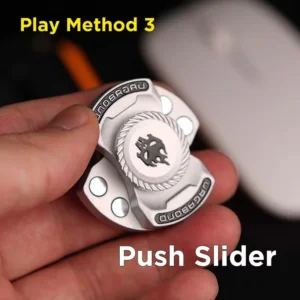 3-in-1 Fidget Žaislas – Skeletas-Vaiduoklis Spinner, Stumdukas ir Monetos imitacija