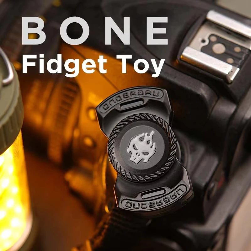 3-in-1 Fidget Žaislas – Skeletas-Vaiduoklis Spinner, Stumdukas ir Monetos imitacija - Image 4