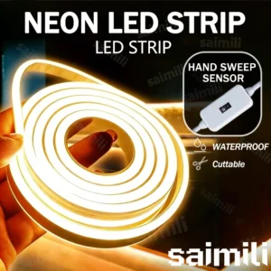USB Neon LED Juosta su Judesio Davikliu ir Dimeriu
