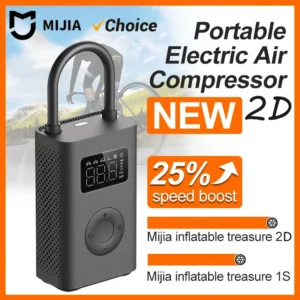 Xiaomi Mi Portable Air Pump 2: Kompaktiškas oro kompresorius