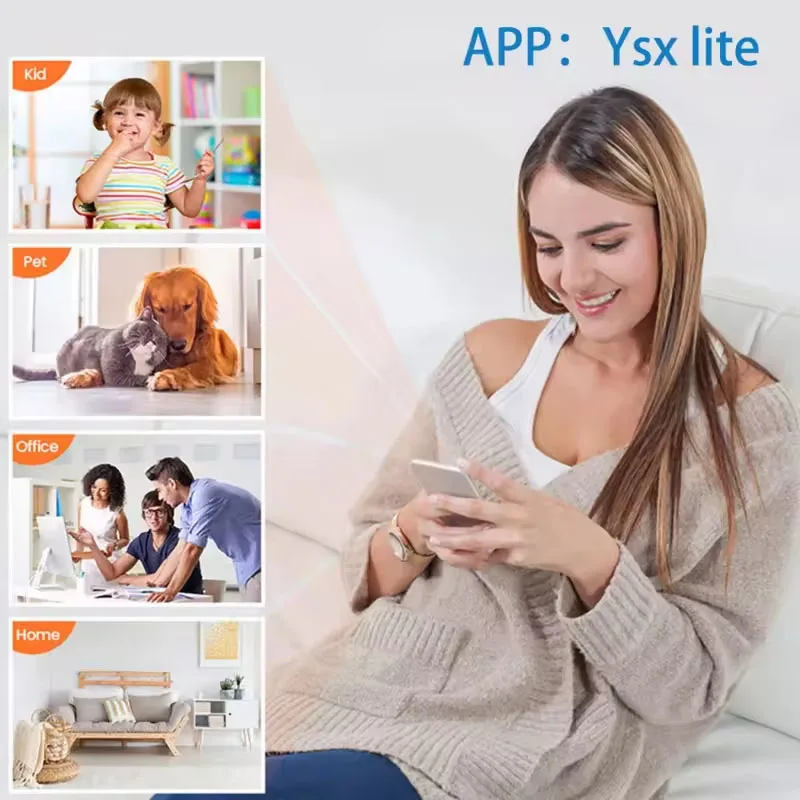 Mini WiFi kamera X5 su naktiniu matymu ir nuotoliniu stebėjimu - Image 3