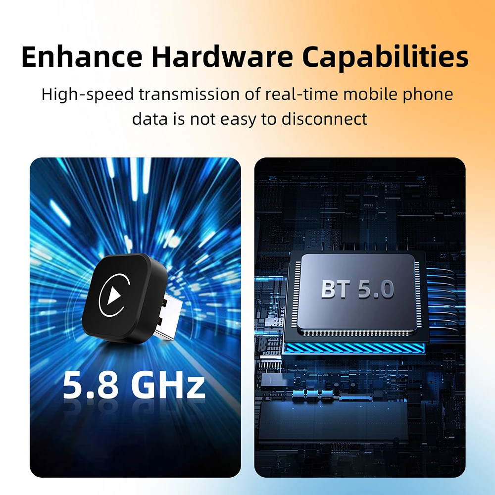 2in1 Belaidis CarPlay ir Android Auto Adapteris - Image 2