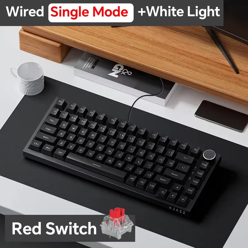 AJAZZ AK820/Pro belaidė mechaninė klaviatūra su RGB