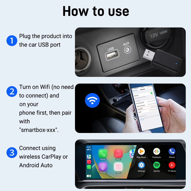 Belaidis CarPlay/Android Auto adapteris: prijunkite ir mėgaukitės! - Image 4