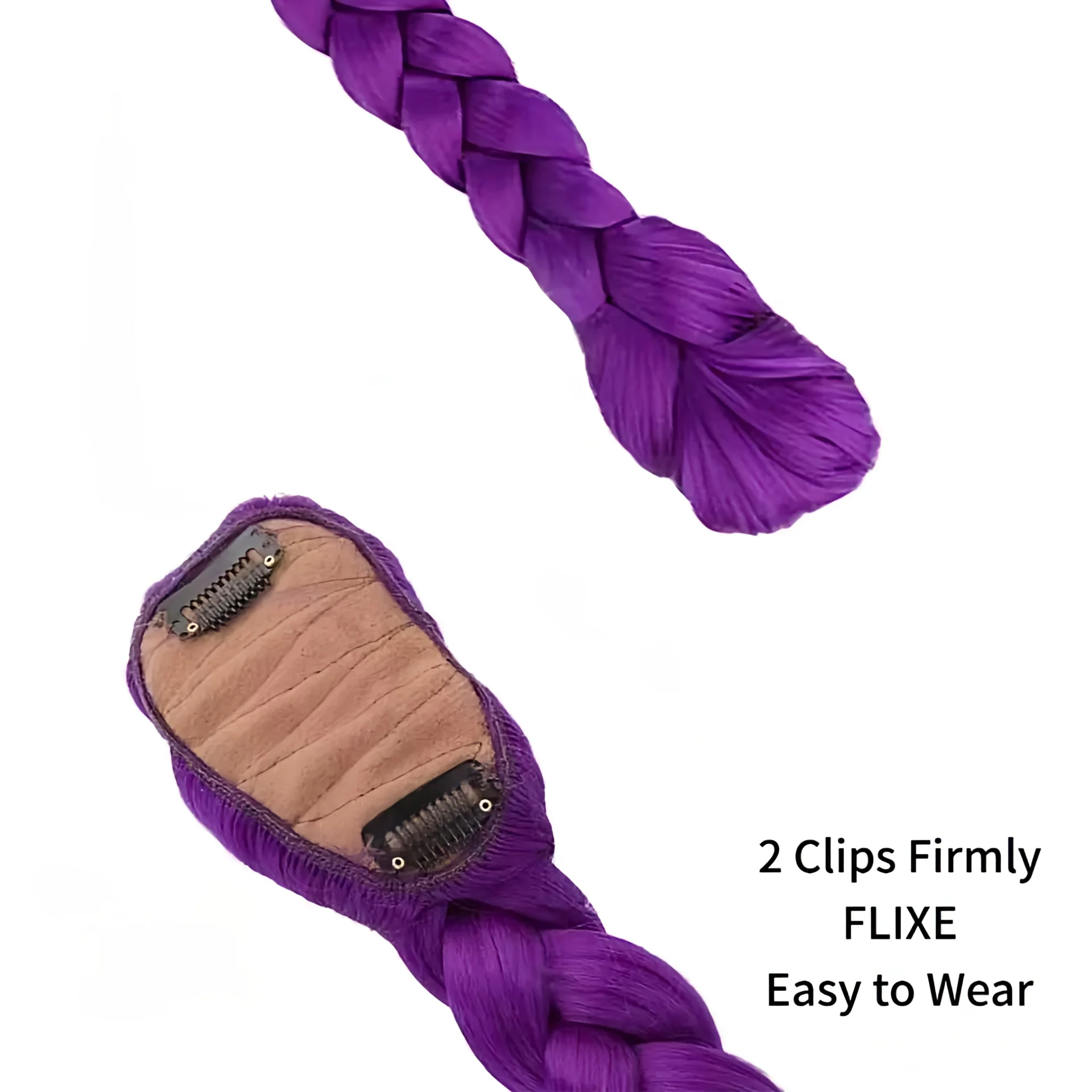 Sintetinis violetinis kasas: Rumi kostiumas, 66cm - Image 3
