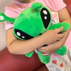 30cm Žalias Ateivis Pliušinis Žaislas – Monstras su Čiuptuvais