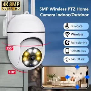 Išmanioji 5MP Wi-Fi vaizdo kamera su PTZ funkcija