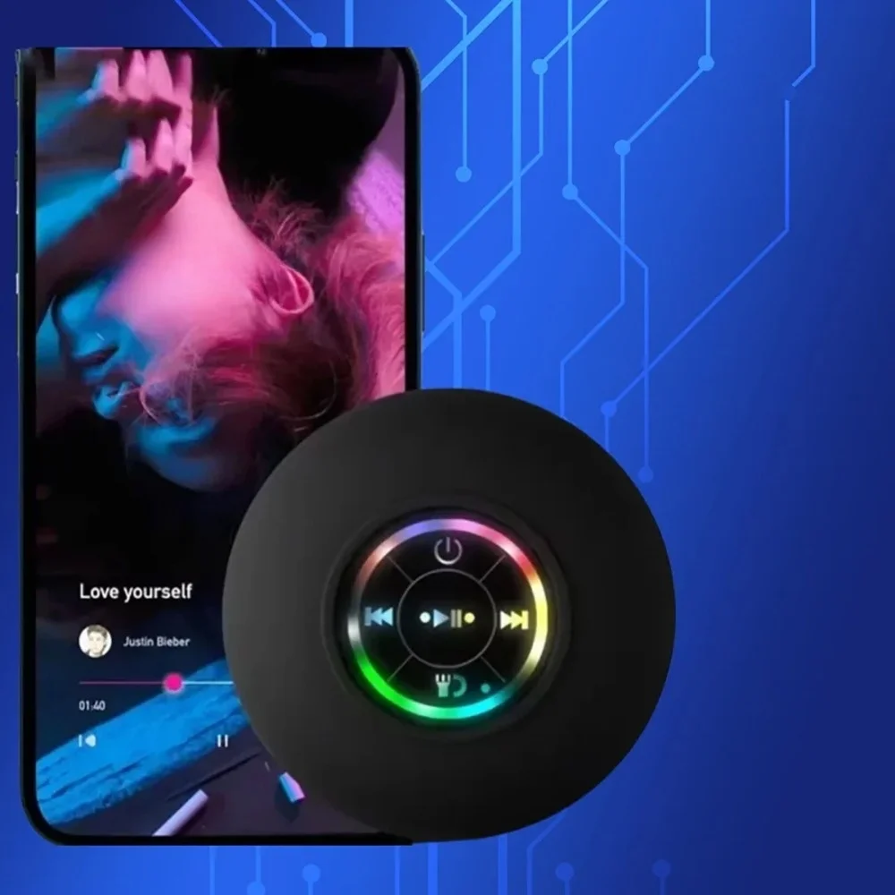 Nešiojama Bluetooth kolonėlė su siurbtuku – atspari vandeniui - Image 4