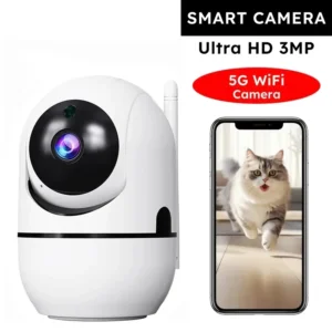 Išmani 360° namų vaizdo kamera su programėle ir naktiniu matymu