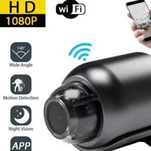 Mini WiFi kamera X5 su naktiniu matymu ir nuotoliniu stebėjimu