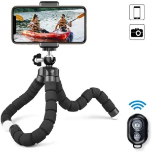 Lankstus telefono trikojis stovas su laikikliu (Octopus grip)