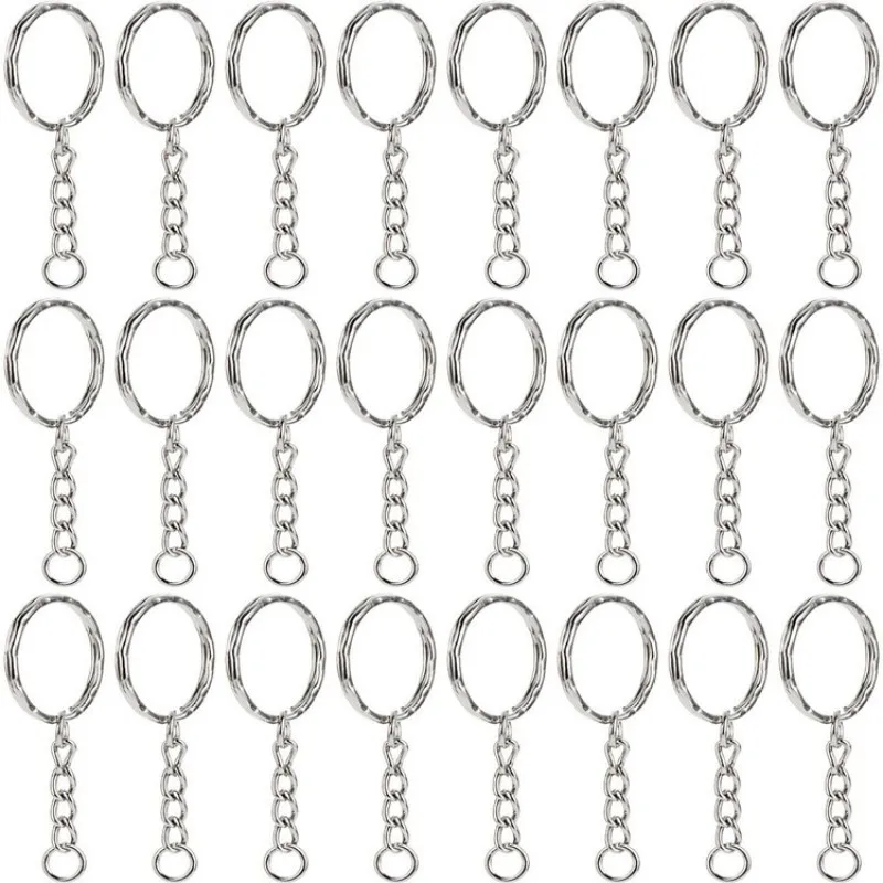 Apvalūs metaliniai žiedai – tvirti ir universalūs (25mm, 50 vnt.) - Image 2