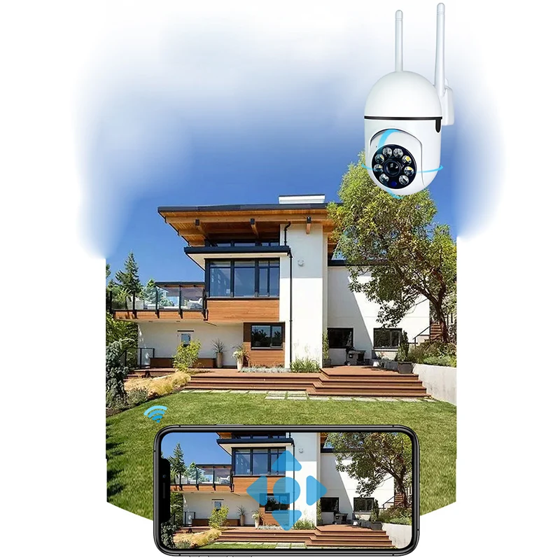 Universalus 1080P WiFi namų kamera su 360° stebėjimu - Image 4