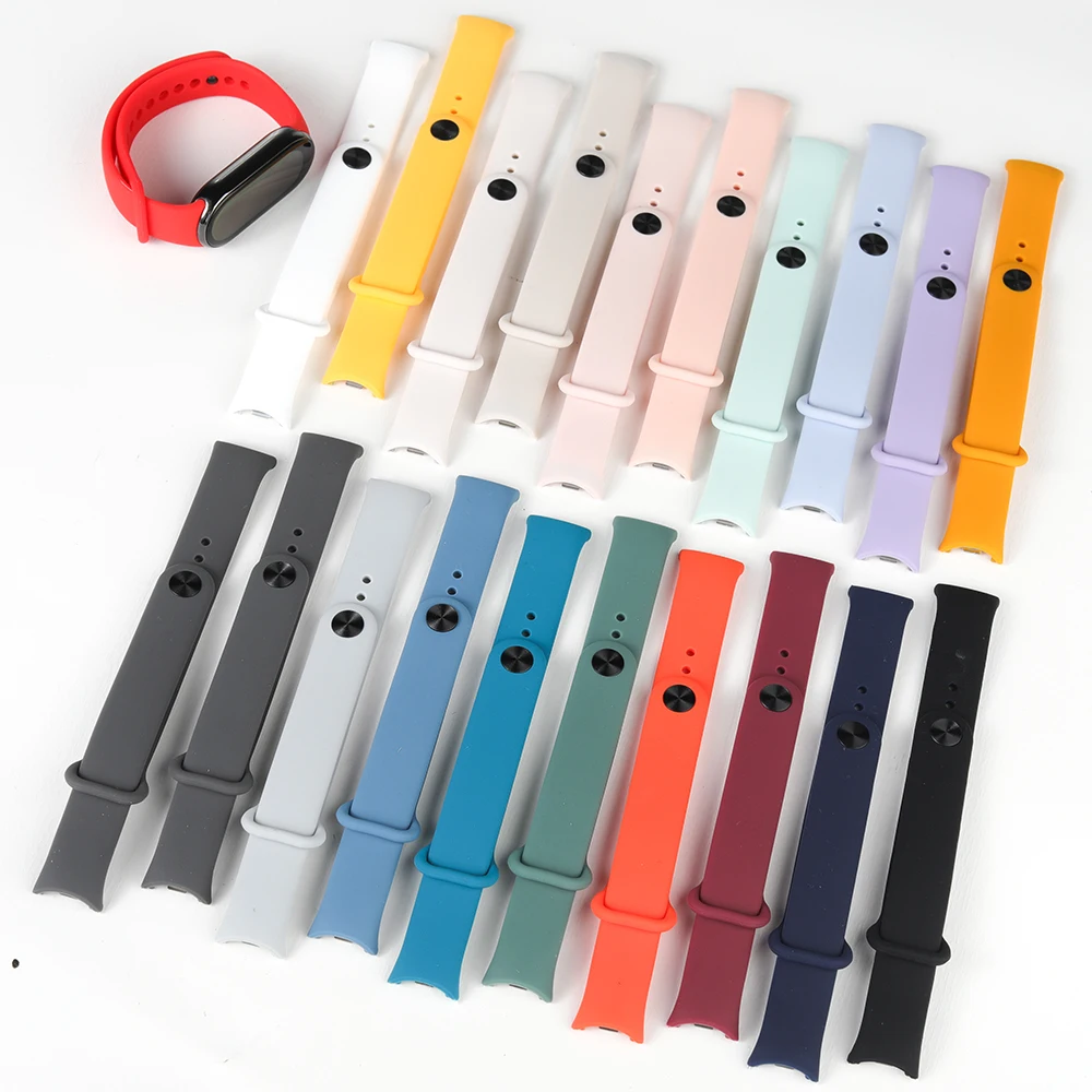 Silikoninė apyrankė Xiaomi Mi Band 8 9 10 NFC sportiniam laikrodžiui - Image 3