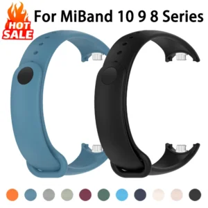 Silikoninė apyrankė Xiaomi Mi Band 8 9 10 NFC sportiniam laikrodžiui