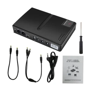 Mini UPS su integruotu adapteriu 5V/9V/12V/15V/24V
