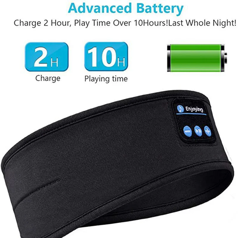 Belaidė miego kaukė ausinės su Bluetooth - Image 2