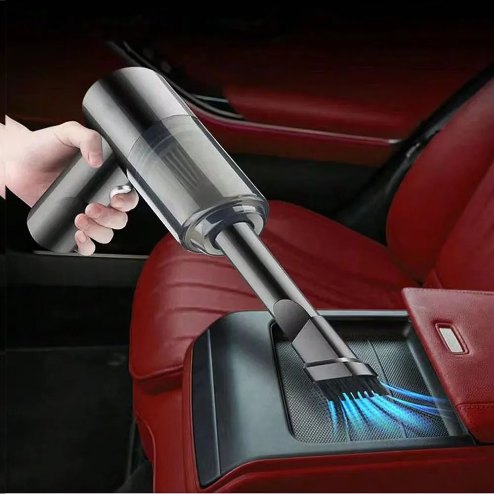 Belaidis automobilinis siurblys su pūtimo ir siurbimo funkcija