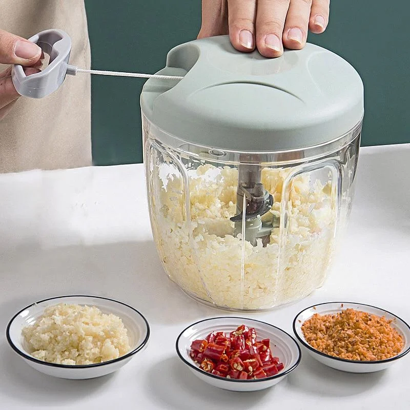 Rankinis Mėsmalė ir Daržovių Smulkintuvas (500/900 ml)
