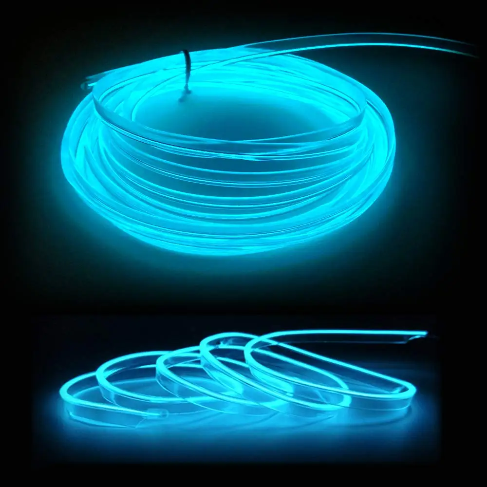 5M LED Juosta Automobilio Interjero Apšvietimui su Neon Troseliu - Image 3