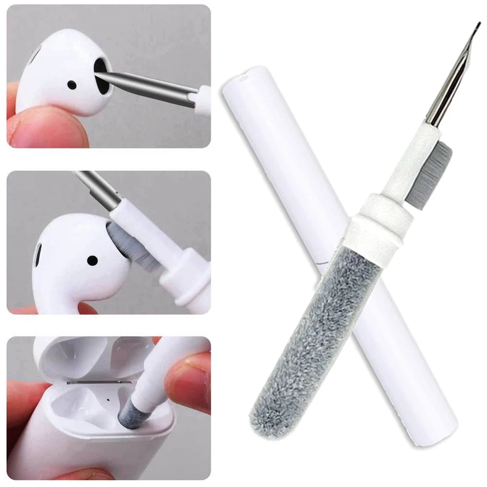 Bluetooth Ausinių Valymo Rinkinys su Šepetėliu – Airpods, Samsung, Huawei