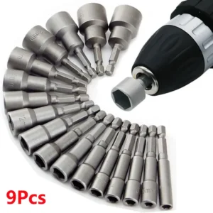 9 dalių šešiakampių galvučių rinkinys (5-13mm)