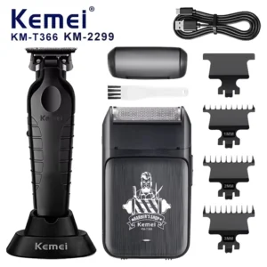 Kemei KM-2299 Kirpimo mašinėlė ir Trimeris 2in1