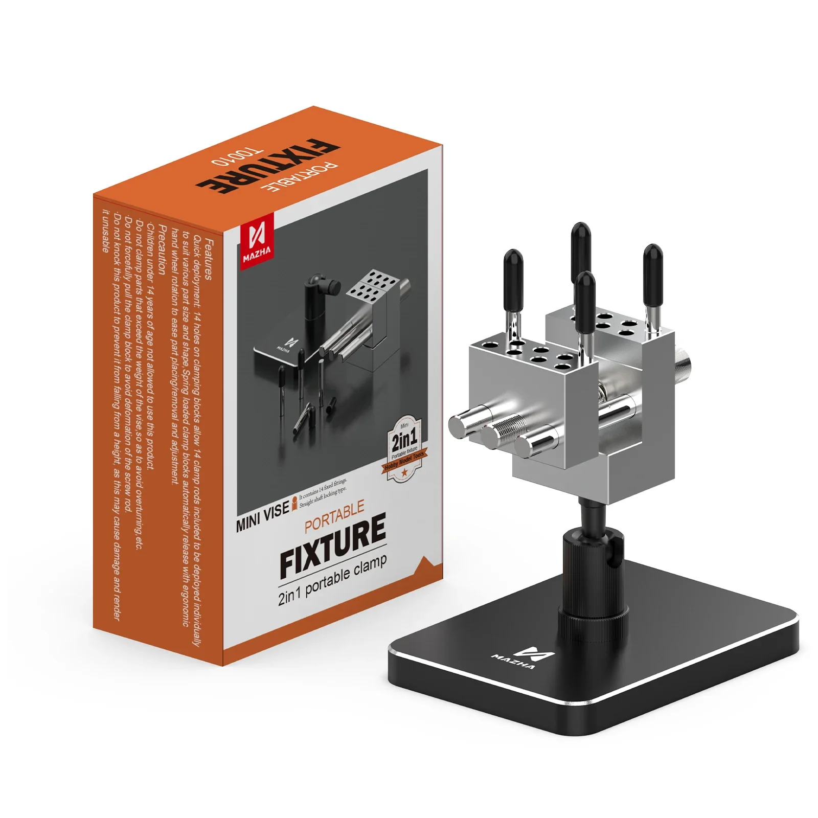 MAZHA T0010 2-in-1 nešiojamasis mini staliukas-spaustuvas