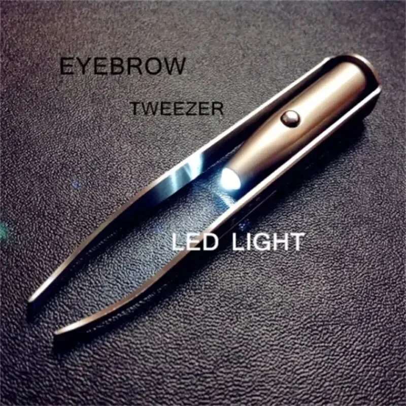 Nerūdijančio plieno pincetas su LED šviesa - Image 3