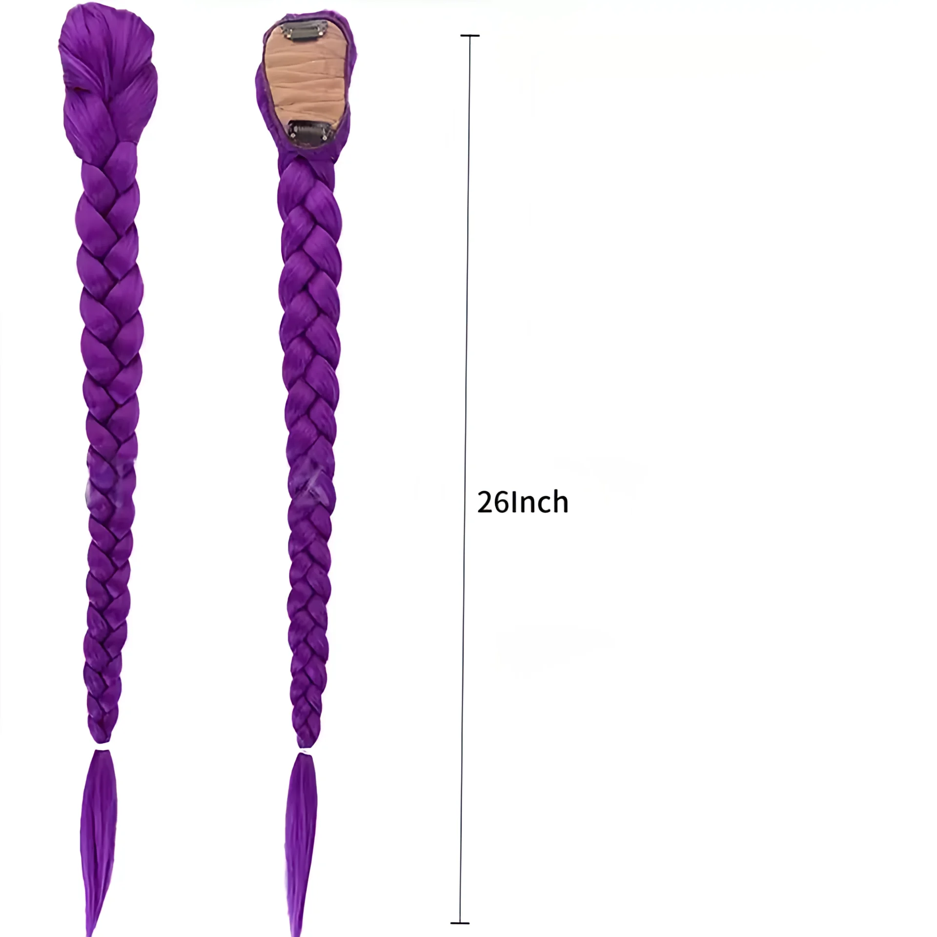 Sintetinis violetinis kasas: Rumi kostiumas, 66cm - Image 4