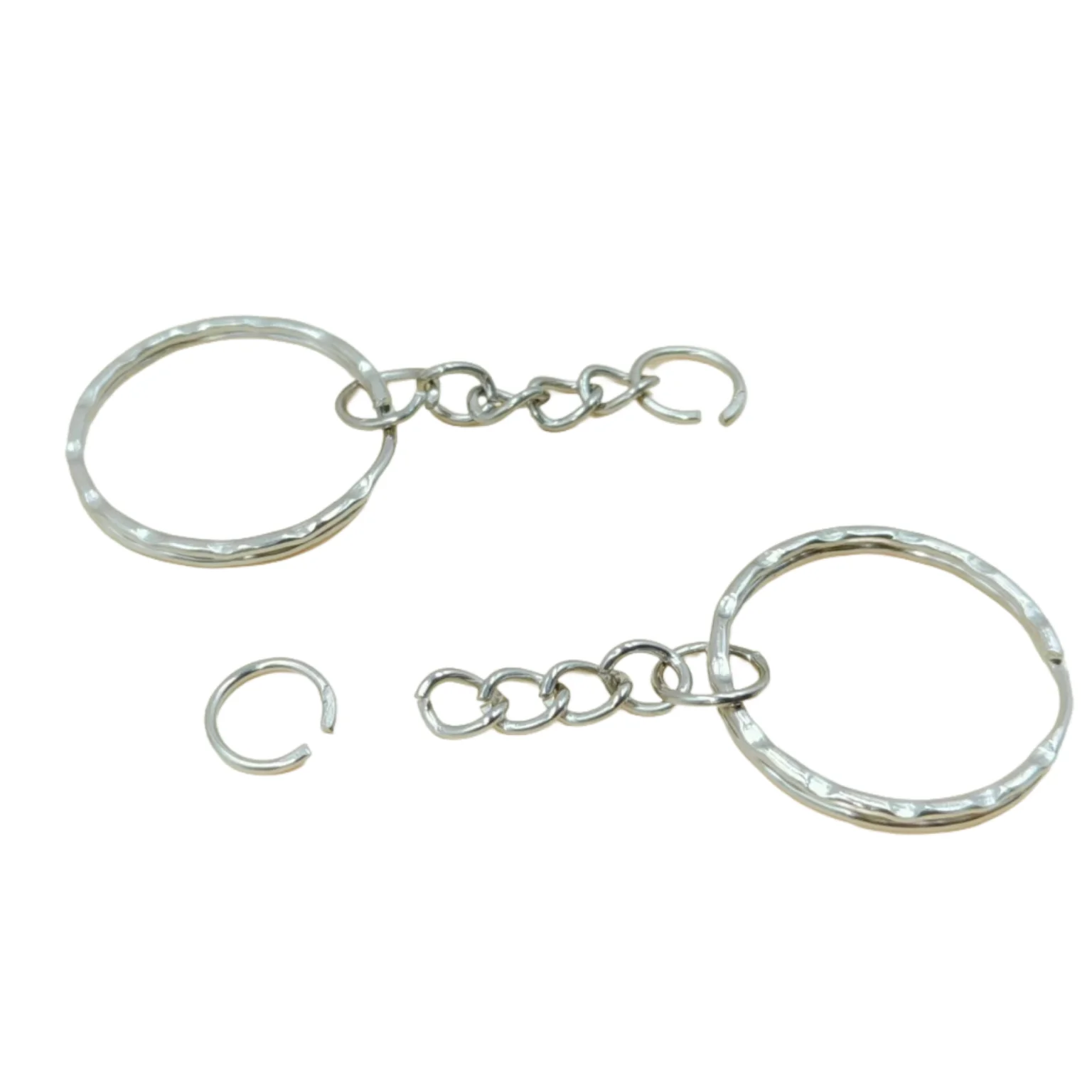 Apvalūs metaliniai žiedai – tvirti ir universalūs (25mm, 50 vnt.) - Image 4
