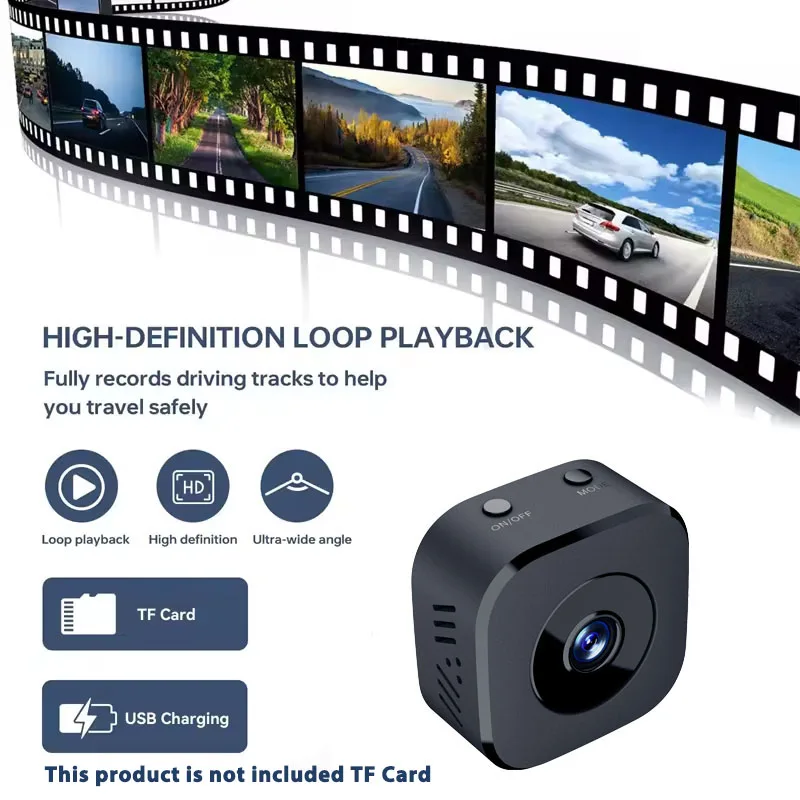 HD Mini Wi-Fi Stebėjimo Kamera su Spalvotu Naktiniu Matymu - Image 2