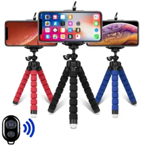 Mini trikojis stovas telefonui ir kamerai (Octopus Tripod)