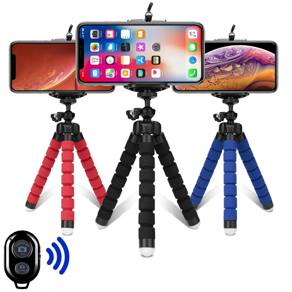 Mini trikojis stovas telefonui ir kamerai (Octopus Tripod)