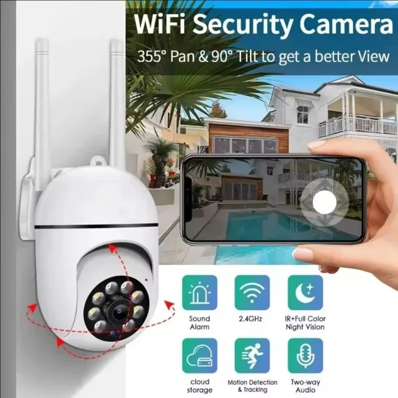 Išmanioji 5MP Wi-Fi vaizdo kamera su PTZ funkcija - Image 2