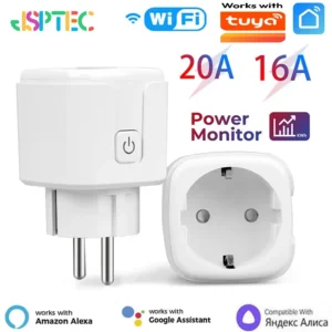 Išmanusis Wifi lizdas su energijos monitoriumi (ES)