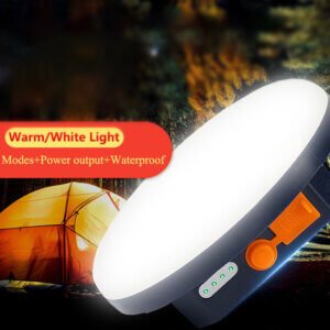 MOSLIGHTING 9900mAh daugiafunkcis LED šviestuvas stovyklavimui