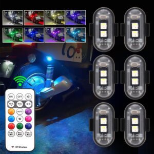 Universalūs RGB LED Stroboskopai Automobiliams ir Motociklams