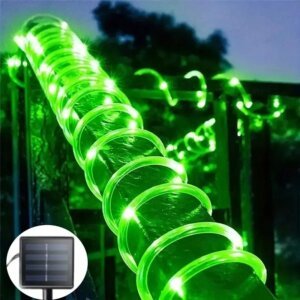 Saulės energijos LED virvės šviestuvai, 8 režimai