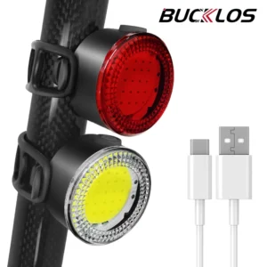 USB įkraunamas dviračio žibintų komplektas